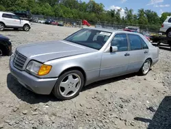 Salvage cars for sale at Waldorf, MD auction: 1994 Mercedes-Benz S 500