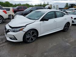 Salvage cars for sale at Duryea, PA auction: 2022 Nissan Sentra SR