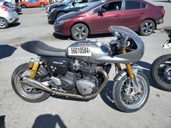Salvage motorcycles for sale at Las Vegas, NV auction: 2016 Triumph Thruxton 1200 R