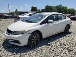 Honda Civic ex salvage cars for sale: 2013 Honda Civic EX