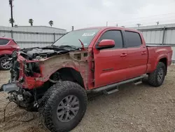 Salvage cars for sale at Mercedes, TX auction: 2022 Toyota Tacoma Double Cab