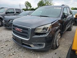 Salvage cars for sale at auction: 2014 GMC Acadia SLE