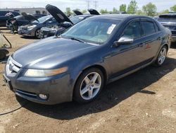 Salvage cars for sale from Copart Elgin, IL: 2007 Acura TL