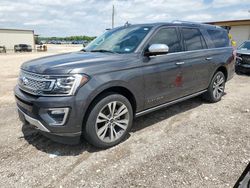 Salvage cars for sale at Temple, TX auction: 2020 Ford Expedition Max Platinum