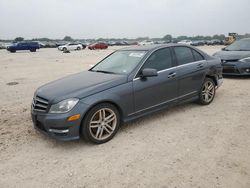 Salvage cars for sale from Copart San Antonio, TX: 2014 Mercedes-Benz C 300 4matic