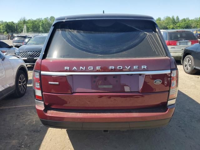 2016 Land Rover Range Rover Supercharged