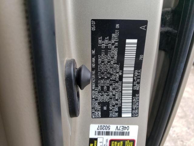 2007 Toyota Sienna XLE