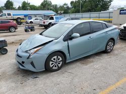 Salvage cars for sale at Wichita, KS auction: 2016 Toyota Prius