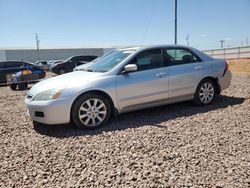 Salvage cars for sale from Copart Phoenix, AZ: 2007 Honda Accord EX
