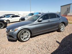 Salvage cars for sale at Phoenix, AZ auction: 2018 Mercedes-Benz C300
