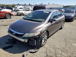 Salvage cars for sale from Copart Vallejo, CA: 2010 Honda Civic EXL