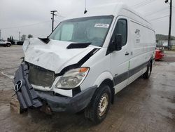Salvage cars for sale from Copart Chicago Heights, IL: 2012 Mercedes-Benz Sprinter 2500