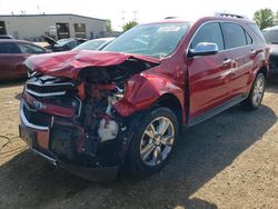 Salvage cars for sale from Copart Elgin, IL: 2015 Chevrolet Equinox LTZ