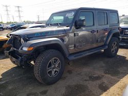 Jeep salvage cars for sale: 2019 Jeep Wrangler Unlimited Sport