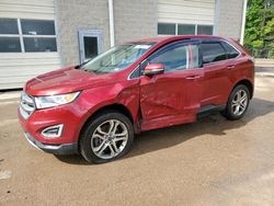 Salvage cars for sale at Sandston, VA auction: 2016 Ford Edge Titanium