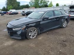 Salvage cars for sale at Finksburg, MD auction: 2018 Honda Accord LX