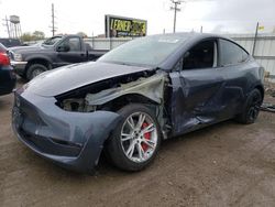 Salvage cars for sale at Chicago Heights, IL auction: 2023 Tesla Model Y