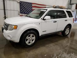 Salvage cars for sale at Avon, MN auction: 2008 Ford Escape HEV