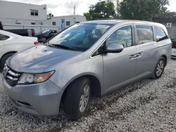 Salvage cars for sale from Copart Opa Locka, FL: 2017 Honda Odyssey SE