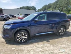 Salvage cars for sale at Seaford, DE auction: 2022 Nissan Pathfinder Platinum