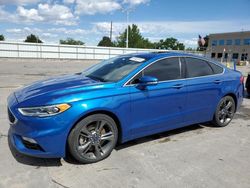 Ford Fusion Sport salvage cars for sale: 2017 Ford Fusion Sport