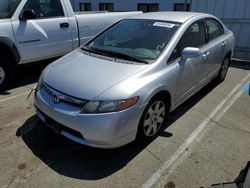 Salvage cars for sale from Copart Vallejo, CA: 2007 Honda Civic LX