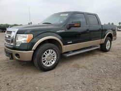 Salvage cars for sale from Copart Mercedes, TX: 2012 Ford F150 Supercrew