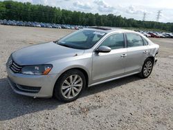 Salvage cars for sale at Memphis, TN auction: 2012 Volkswagen Passat SEL