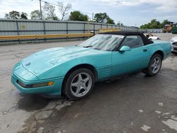 Salvage cars for sale at Lebanon, TN auction: 1991 Chevrolet Corvette