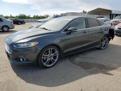 Salvage cars for sale from Copart Fresno, CA: 2016 Ford Fusion Titanium