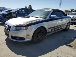 Salvage cars for sale from Copart Hayward, CA: 2008 Audi S4 Quattro Cabriolet