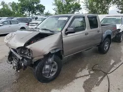 Salvage cars for sale at Bridgeton, MO auction: 2003 Nissan Frontier Crew Cab XE