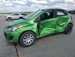 Salvage cars for sale at Grand Prairie, TX auction: 2013 Mazda 2