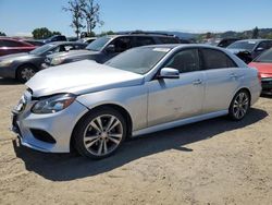 Salvage cars for sale at San Martin, CA auction: 2016 Mercedes-Benz E 350