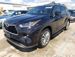 Salvage cars for sale at Pekin, IL auction: 2022 Toyota Highlander Platinum