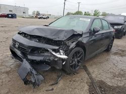 Salvage cars for sale at Chicago Heights, IL auction: 2022 Honda Civic Sport