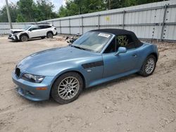 BMW salvage cars for sale: 2000 BMW Z3 2.3