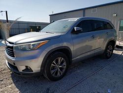 Toyota Highlander xle salvage cars for sale: 2015 Toyota Highlander XLE