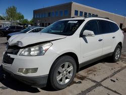 Vehiculos salvage en venta de Copart Littleton, CO: 2012 Chevrolet Traverse LT