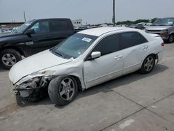 Salvage cars for sale at Grand Prairie, TX auction: 2005 Honda Accord Hybrid