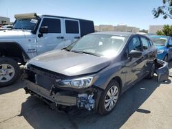 Salvage cars for sale from Copart Martinez, CA: 2018 Subaru Impreza