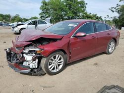 Salvage cars for sale from Copart Baltimore, MD: 2017 Chevrolet Malibu LT