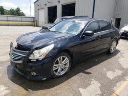 Salvage cars for sale at Rogersville, MO auction: 2010 Infiniti G37