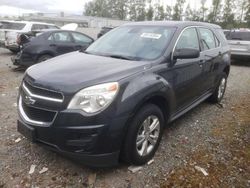 Salvage cars for sale from Copart Arlington, WA: 2014 Chevrolet Equinox LS