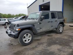 Salvage cars for sale at Glassboro, NJ auction: 2019 Jeep Wrangler Unlimited Sport