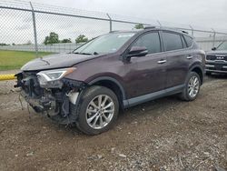 Salvage cars for sale from Copart Houston, TX: 2018 Toyota Rav4 Limited