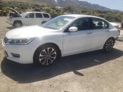 Salvage cars for sale from Copart Reno, NV: 2015 Honda Accord Sport