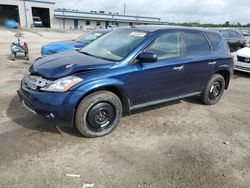 Salvage cars for sale at Harleyville, SC auction: 2004 Nissan Murano SL