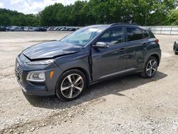 Salvage cars for sale from Copart North Billerica, MA: 2018 Hyundai Kona Ultimate