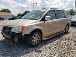 Salvage cars for sale from Copart Columbus, OH: 2010 Chrysler Town & Country Touring